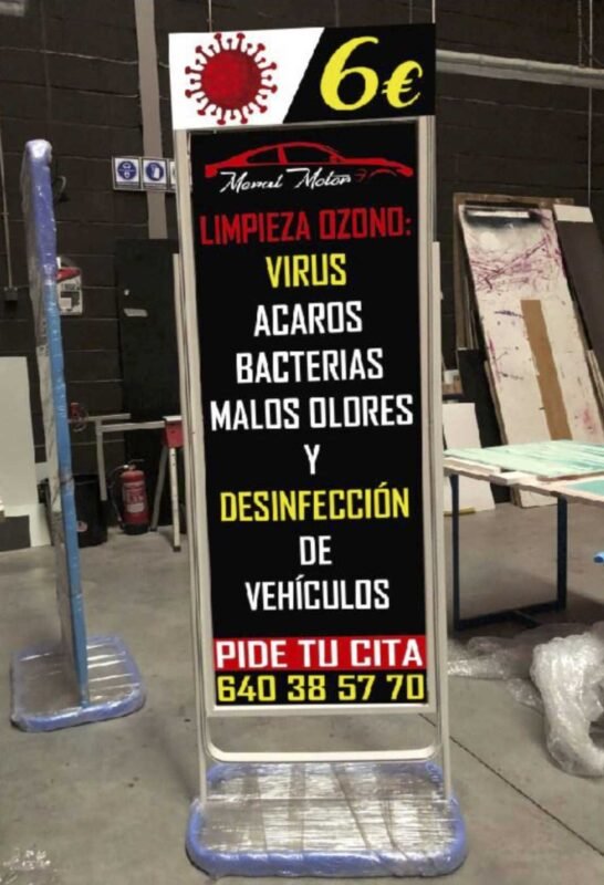 Limpieza Ozono -Meral Motor le desinfecta su vehículo-